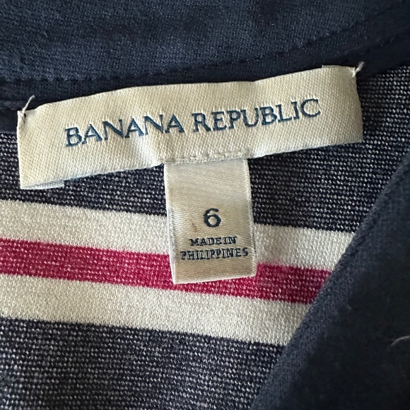 Banana Republic Size 6 Striped Dress - Picture 5 of 7